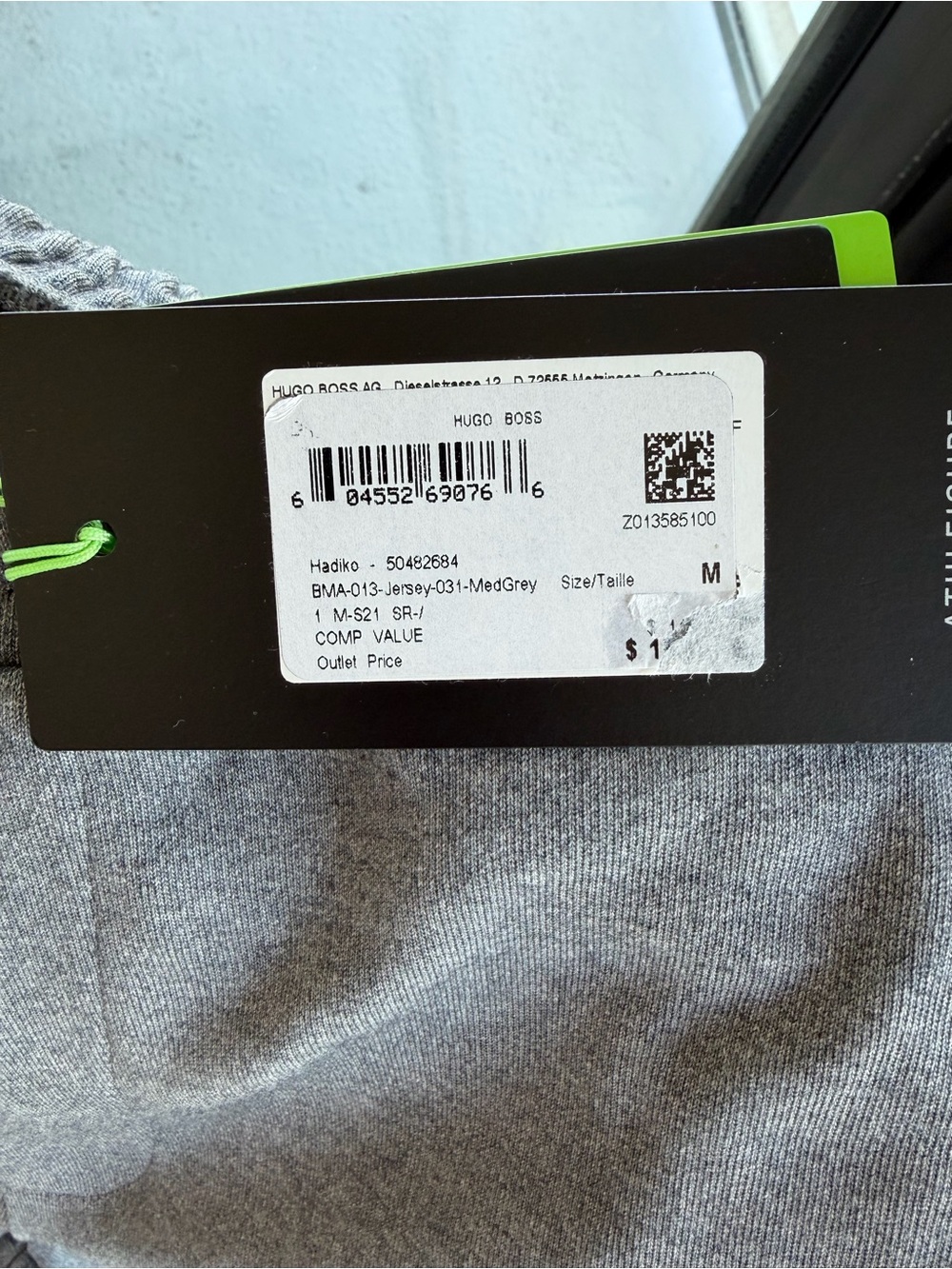 Hugo Boss Gray Slim Jogger M Size - Picture 2 of 2